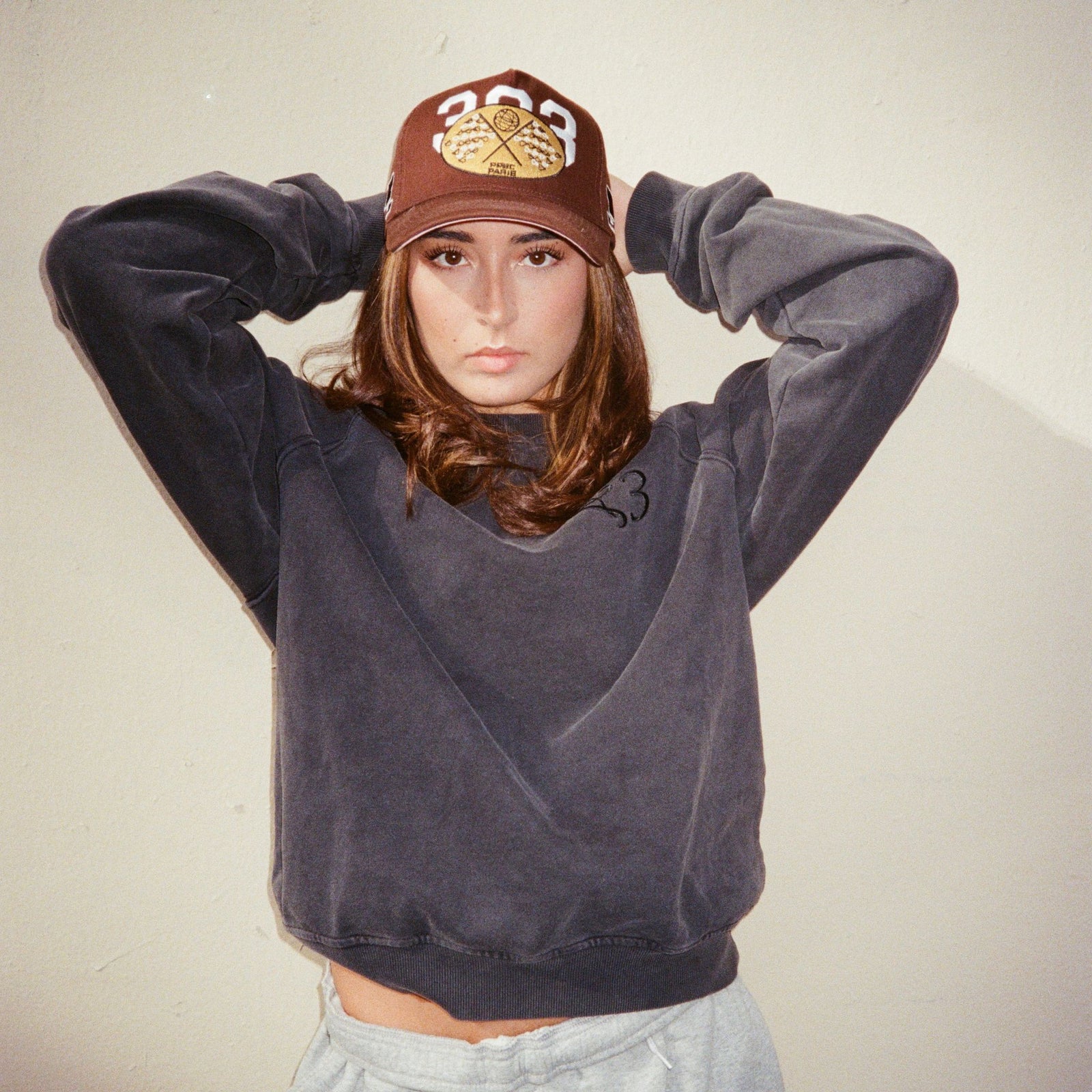 NASCAR RACING BROWN CAP