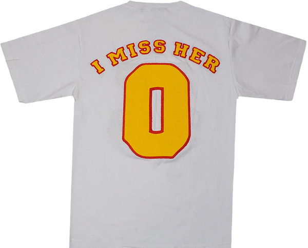 I MISS HER TEE WHITE
