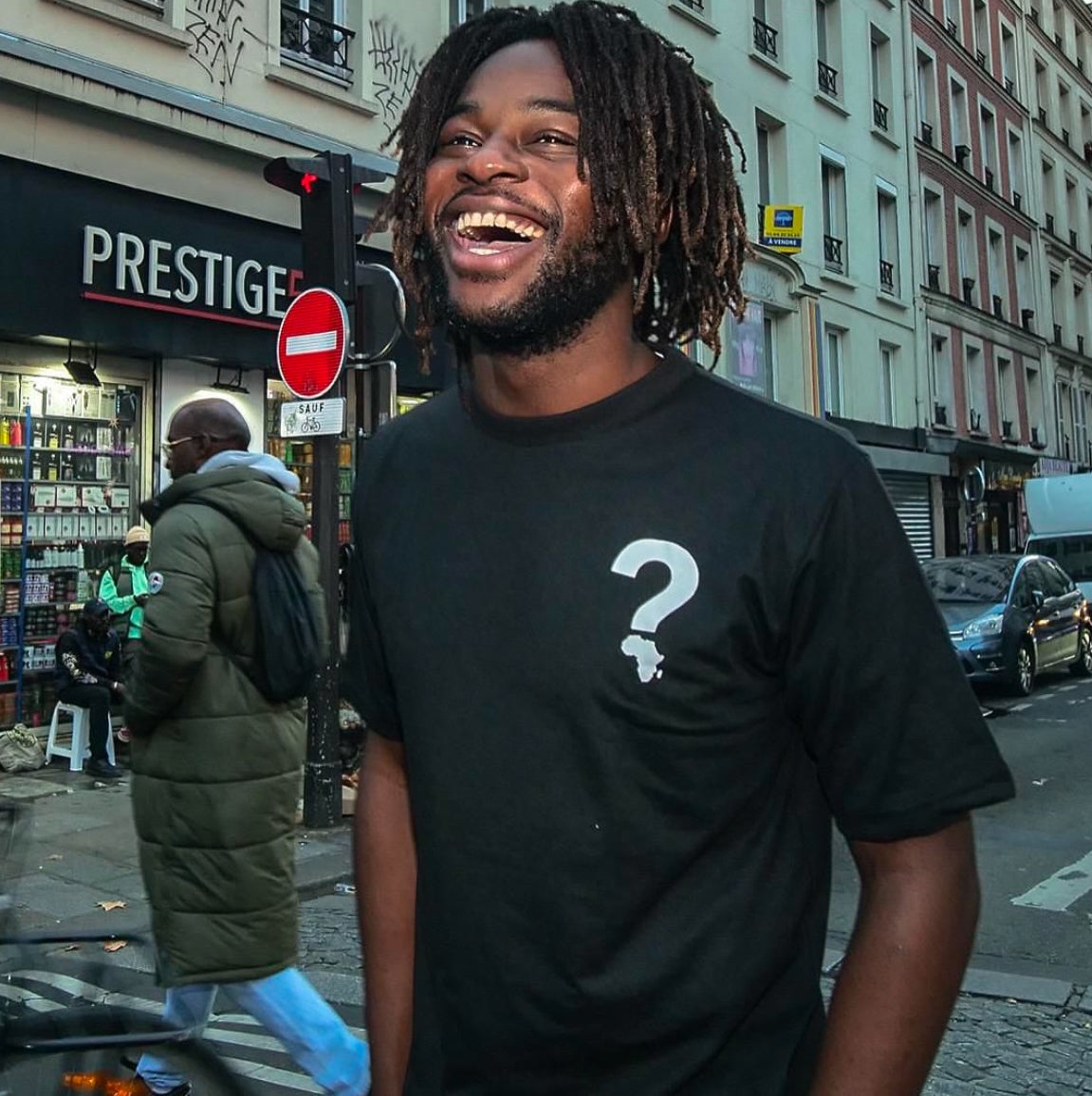 AFRICA'S MOST WANTED TEE BLACK
