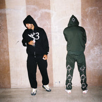 <3 ZIPPED HOODIE