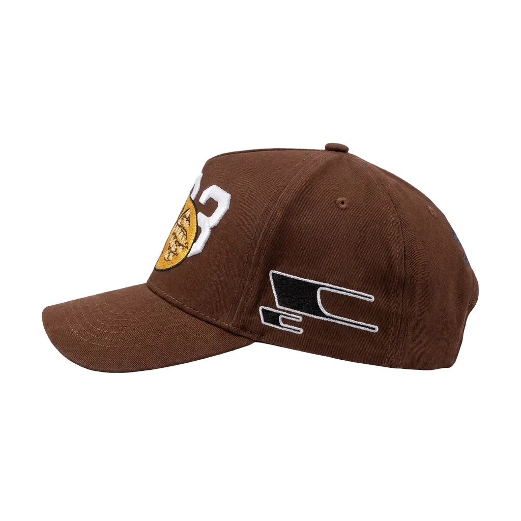 NASCAR RACING BROWN CAP